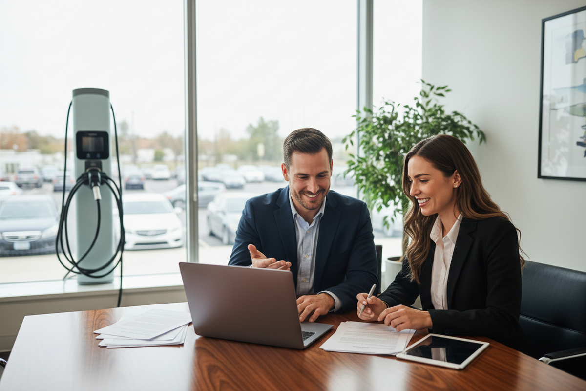 Business Partners Image with Text