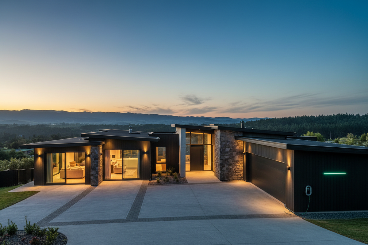 GridPilot Hero - NZ Home Dusk